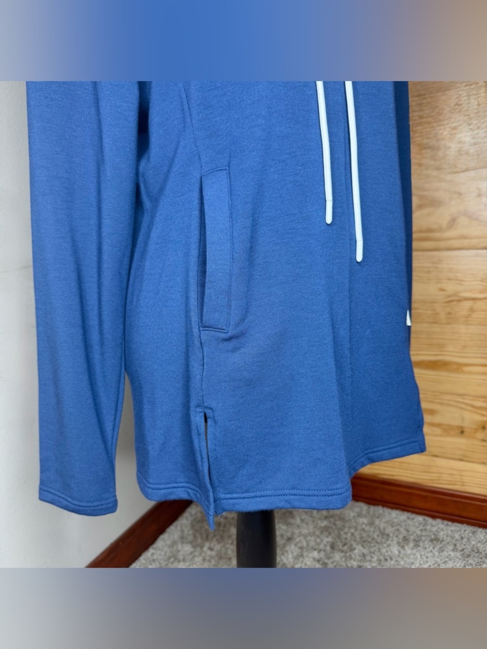 Magellan Outdoors Long Sleeve Funnel Neck Pullover Medieval Blue Extra Small NWT - Picture 5 of 12
